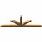 Ekena Millwork Richland Rough Sawn Timber Gable Bracket, Western Red Cedar, 96"W x 32"H x 4"D x 4"F, 8/12 Pitch GBW096X32X0404RIC00RWR - alternate 3